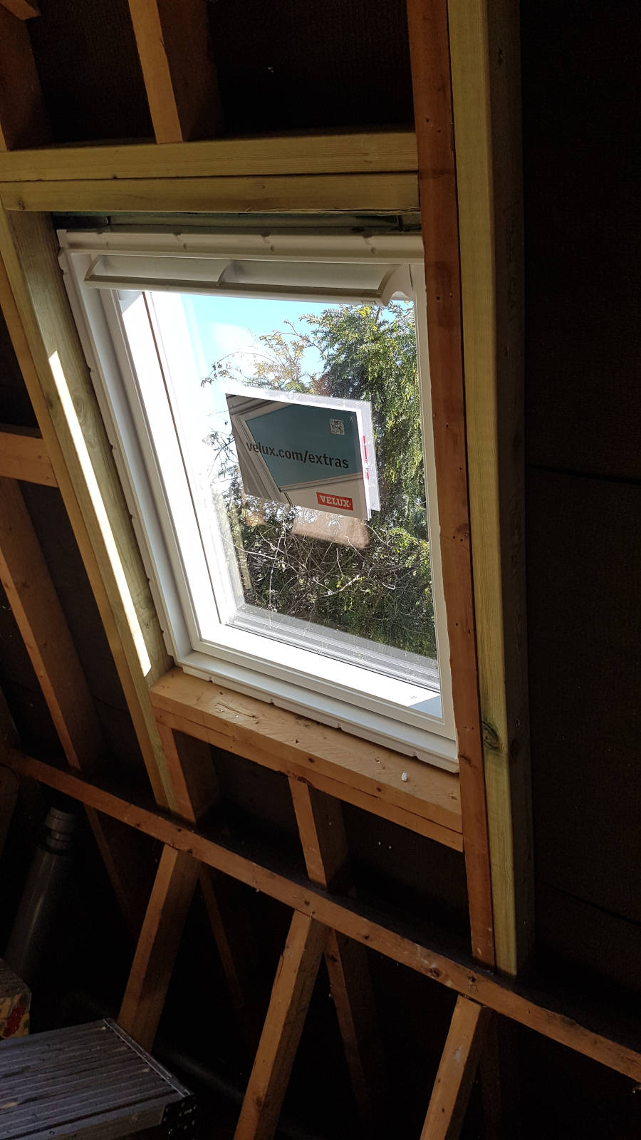 Image of chichester bathroom velux skylight and blind stage 1 window installed <h2>2021-08-06 - Bringing Light and Shade to a Bathroom in Chichester</h2>