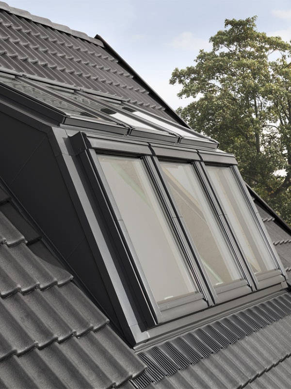 Image linking to the Velux Dormer Windows page for details of  and the  on offer there: Supplier and installer of Velux® products throughout the South East specialising in dormer and mini dormer windows.