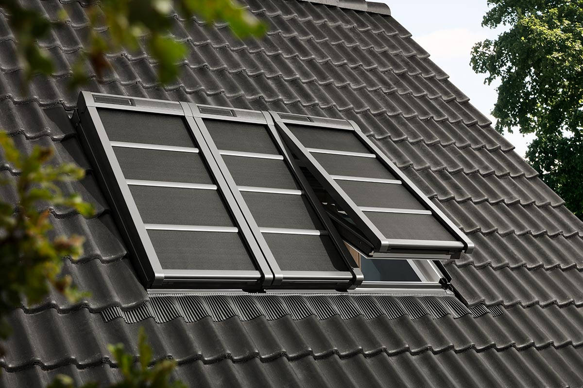 Image of velux integra 3 in 1 exterior 001 <h2>2022-04-26 - Triple Roof Windows Give Ultimate Light Control</h2>
